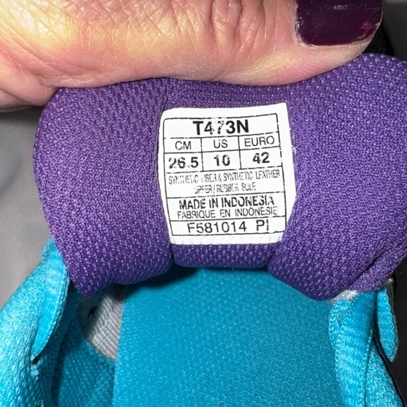 ASICS Gel excite 2 women’s  Running Shoes - Purple and Blue - Picture 7 of 10